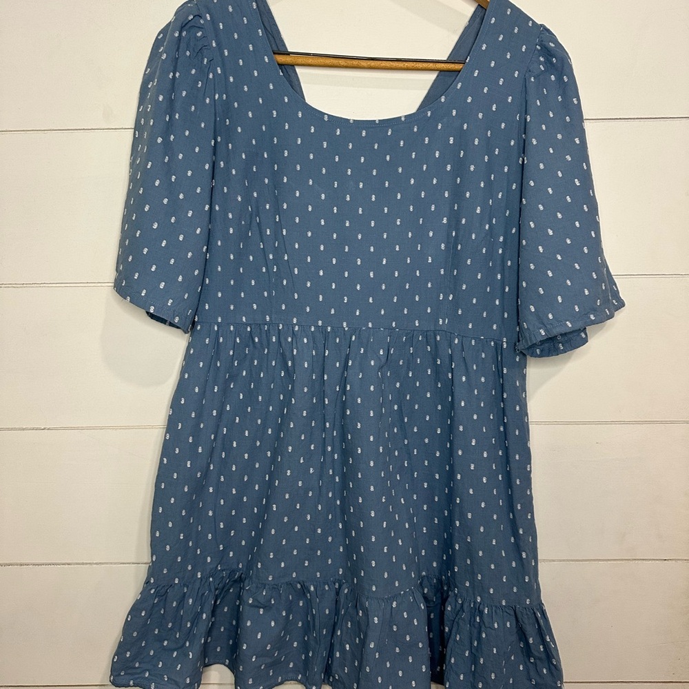 Blue Polka Dot Adult dress